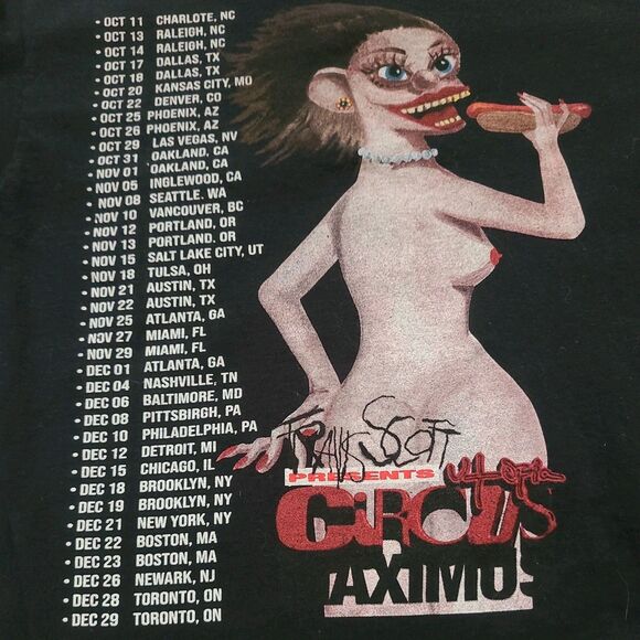 Travis Scott Utopia Tour  Parking Lot T Shirt Size Med - Picture 7 of 7